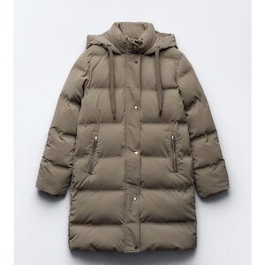 Zara Hooded Puffer Anorak
